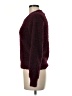 Ann Taylor 100% Polyester Tweed Burgundy Pullover Sweater Size M - photo 5