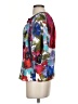 Gibson 100% Polyester Floral Red 3/4 Sleeve Blouse Size XS - photo 5
