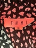 THML Polka Dots Black Short Sleeve Blouse Size M - photo 7