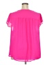 Torrid 100% Polyester Pink Short Sleeve Blouse Size 3X Plus (3) - photo 2