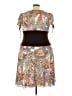 Torrid 100% Polyester Paisley Brown Casual Dress Size 3X Plus (3) - photo 2