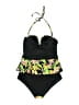 Bongo Floral Green One Piece Swimsuit Size M - photo 2