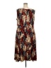 Perceptions Burgundy Casual Dress Size 3X - photo 2