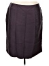 Albert Nipon Solid Black Wool Skirt Size 16 - photo 1