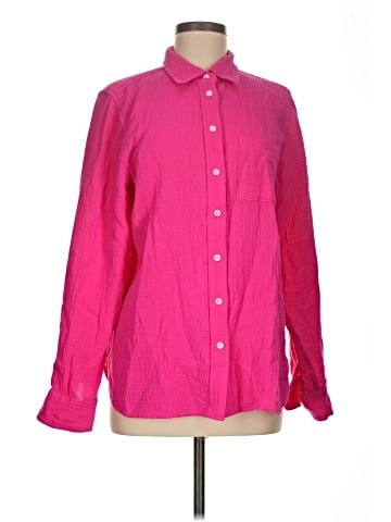 J.Crew Factory Store Long Sleeve Button-Down Shirt (view 1)
