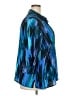 George 100% Polyester Blue 3/4 Sleeve Blouse Size 3X - photo 4