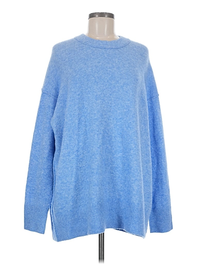 Pre-owned Aerie Pullover Sweater In Blue