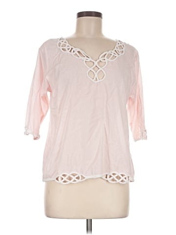 Gretchen Scott Designs 3/4 Sleeve Blouse (view 1)