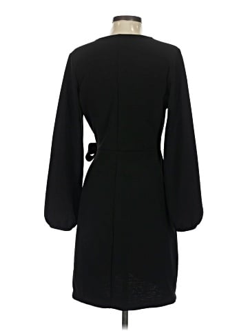 Madewell Texture &amp; Thread Long-Sleeve Side-Tie Dress (view 2)