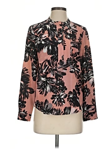 Rebecca Taylor Long Sleeve Silk Top (view 1)