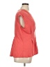 Max Studio Orange Short Sleeve Blouse Size 1X - photo 4