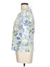 Talbots Blue 3/4 Sleeve Blouse Size L - photo 5