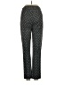 Tail Print Black Casual Pants Size 4 - photo 2