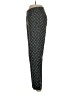 Tail Print Black Casual Pants Size 4 - photo 5