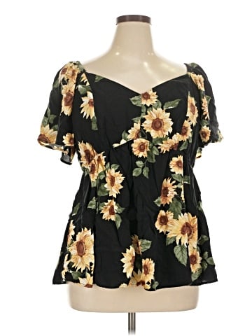 Torrid Short Sleeve Blouse (view 1)