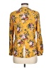 oasis 100% Viscose Floral Yellow 3/4 Sleeve Blouse Size 12 - photo 2