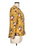oasis 100% Viscose Floral Yellow 3/4 Sleeve Blouse Size 12 - photo 4