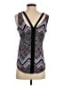 Candie's 100% Polyester Black Sleeveless Blouse Size S - photo 2