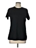 Asics 100% Polyester Solid Black Short Sleeve T-Shirt Size L - photo 1