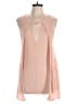 Honey Punch 100% Rayon Pink Tan Romper Size L - photo 1