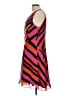 CAbi 100% Polyester Stripes Black Orange Casual Dress Size L - photo 5