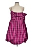 Maeve 100% Polyester Checkered-gingham Pink Cocktail Dress Size L - photo 1