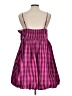 Maeve 100% Polyester Checkered-gingham Pink Cocktail Dress Size L - photo 2