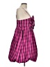 Maeve 100% Polyester Checkered-gingham Pink Cocktail Dress Size L - photo 4