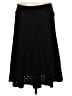 Moth 100% Cotton Solid Black Casual Skirt Size M - photo 1