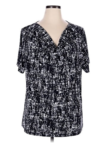 Cj Banks Short Sleeve Blouse (view 1)