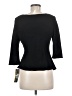 Donna Ricco 100% Polyester Black 3/4 Sleeve Top Size 6 - photo 2