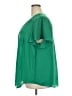 Torrid 100% Polyester Green Short Sleeve Blouse Size 3X Plus (3) - photo 5