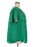 Torrid 100% Polyester Green Short Sleeve Blouse Size 3X Plus (3) - photo 4
