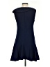 Aryeh Solid Blue Casual Dress Size S - photo 2
