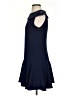 Aryeh Solid Blue Casual Dress Size S - photo 5