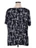Cj Banks Silver Short Sleeve Blouse Size 1X - photo 2
