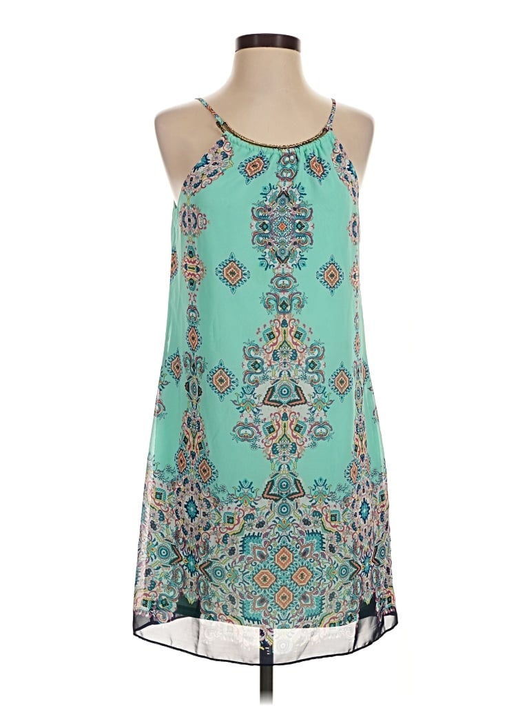 Pre-owned By & By Casual Dress In Teal
