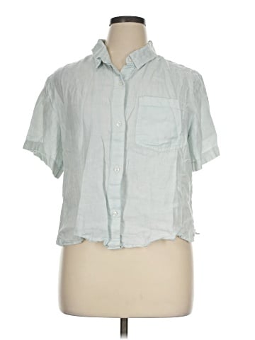 Banana Republic Short Sleeve Button-Down Shirt (view 1)