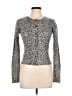 Esprit Animal Print Silver Wool Cardigan Size L - photo 1