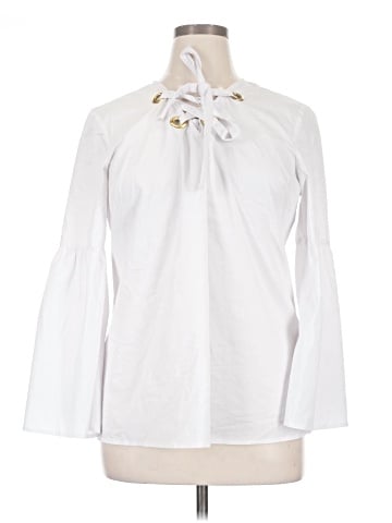 MICHAEL Michael Kors Long Sleeve Blouse (view 1)