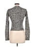 Esprit Animal Print Silver Wool Cardigan Size L - photo 2