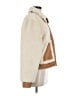 Aqua 100% Polyester Ivory Faux Fur Jacket Size M - photo 4