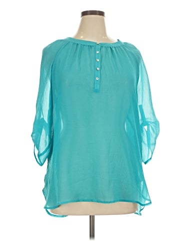 Apt. 9 3/4 Sleeve Blouse (view 1)