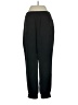 Ann Taylor 100% Polyester Solid Black Track Pants Size S - photo 2
