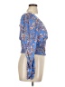 Free People 100% Polyester Blue Long Sleeve Top Size XL - photo 4