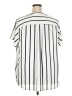 Torrid 100% Polyester Stripes Ivory 3/4 Sleeve Blouse Size 3X Plus (3) - photo 2