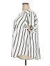 Torrid 100% Polyester Stripes Ivory 3/4 Sleeve Blouse Size 3X Plus (3) - photo 5