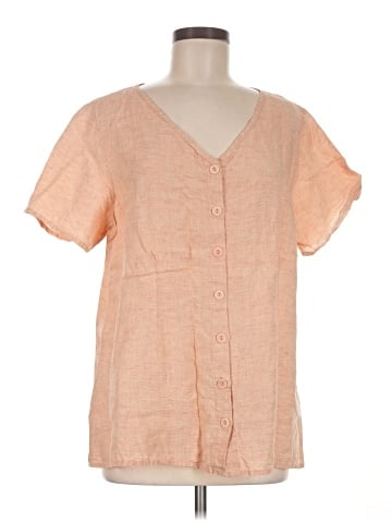 Flax Short Sleeve Blouse (view 1)