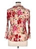 Allison Taylor 100% Polyester Floral Pink 3/4 Sleeve Blouse Size XL - photo 2