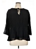 JM Collection 100% Polyester Black 3/4 Sleeve Blouse Size 1X - photo 1